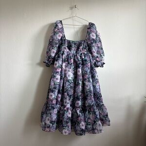 selkie nirvana french puff dress - ntw